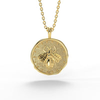'Bee Noble' Coin Pendant