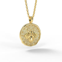 'Bee Noble' Coin Pendant