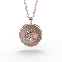 'Bee Noble' Coin Pendant