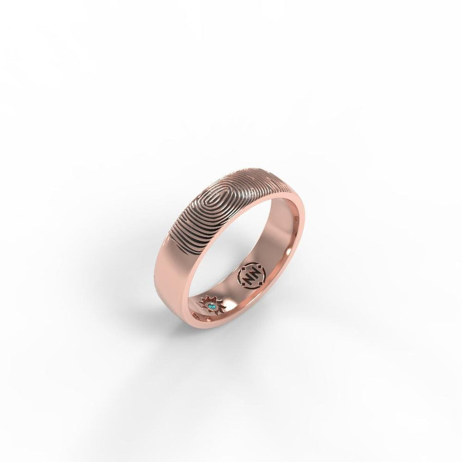 'Cherish' Fingerprint Ring