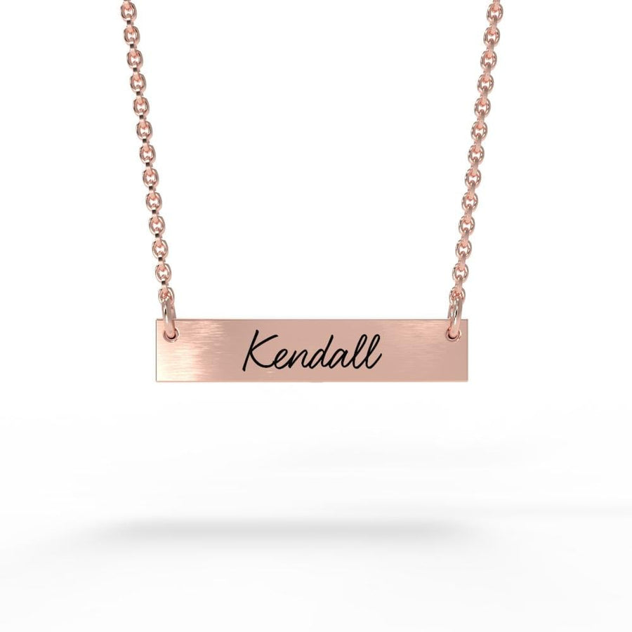 'Very Important Person' Bar Necklace