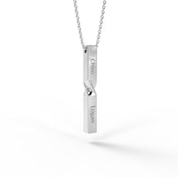 'Lets Twist Again' Bar Pendant