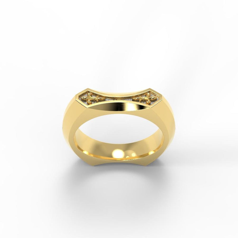 'Fleur de Lis' Men's Ring