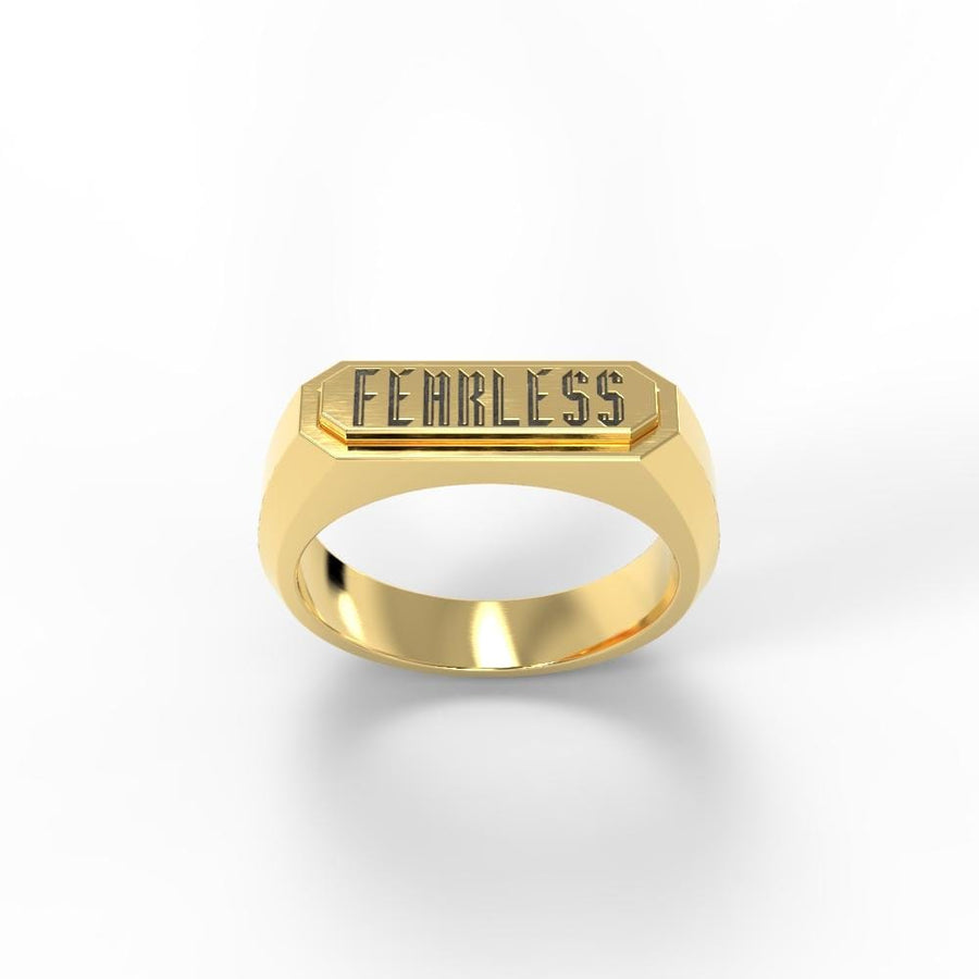 'Fearless' Men's ring