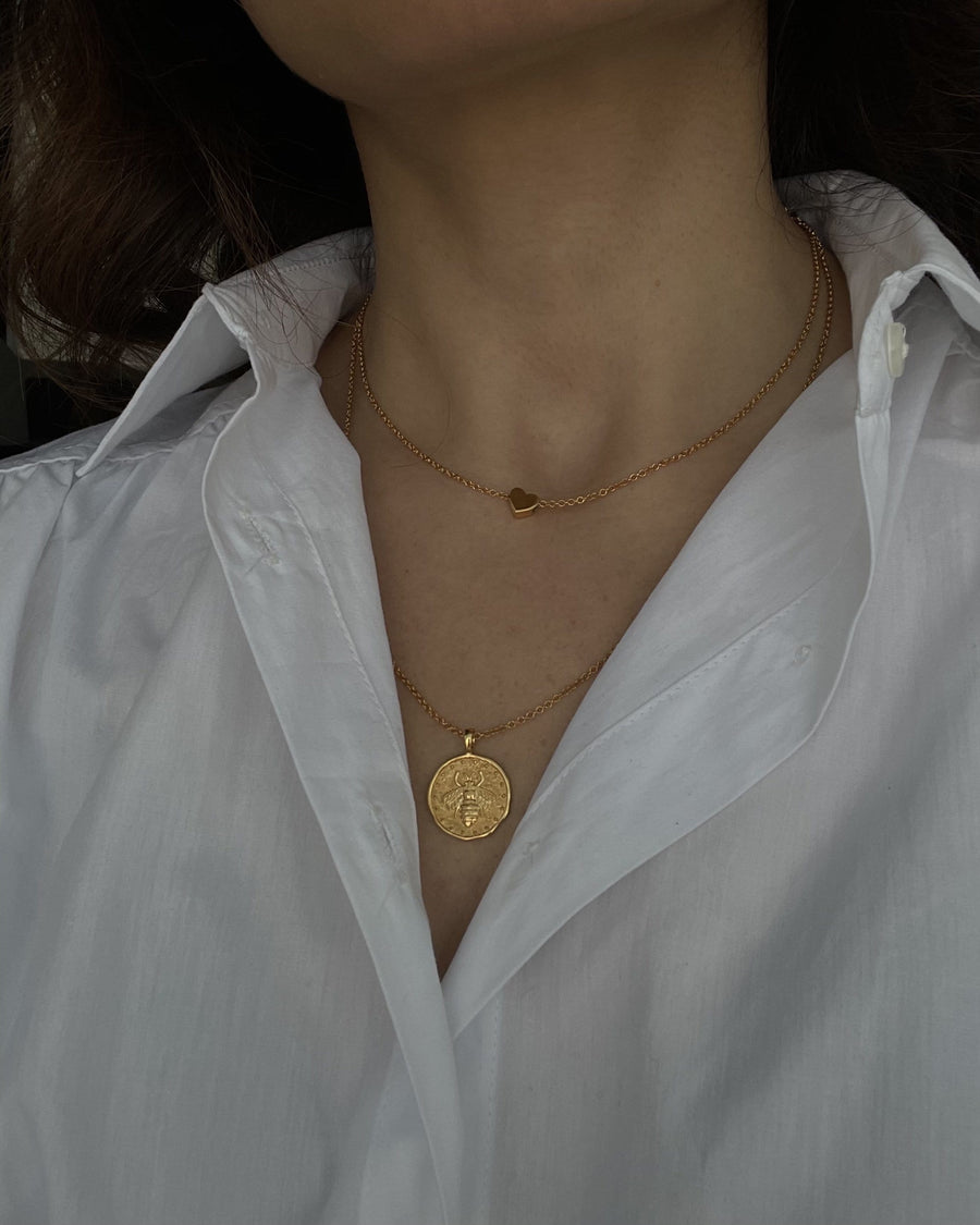 'Bee Noble' Coin Pendant