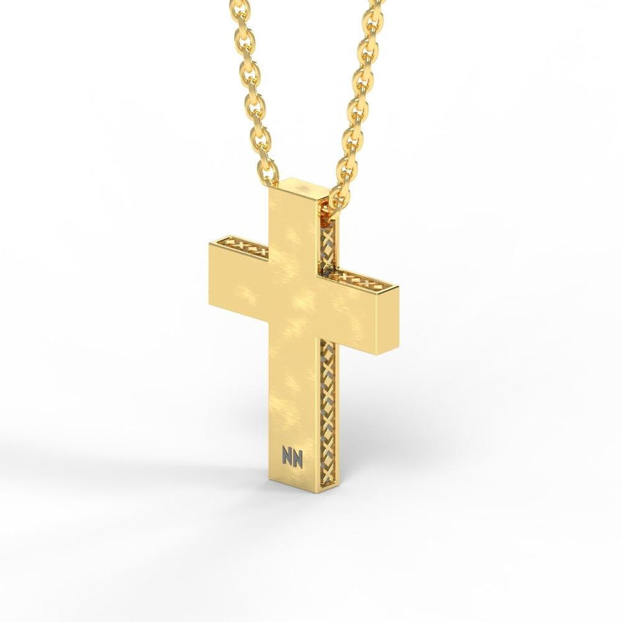 'Diamonds and Crosses' Cross Necklace
