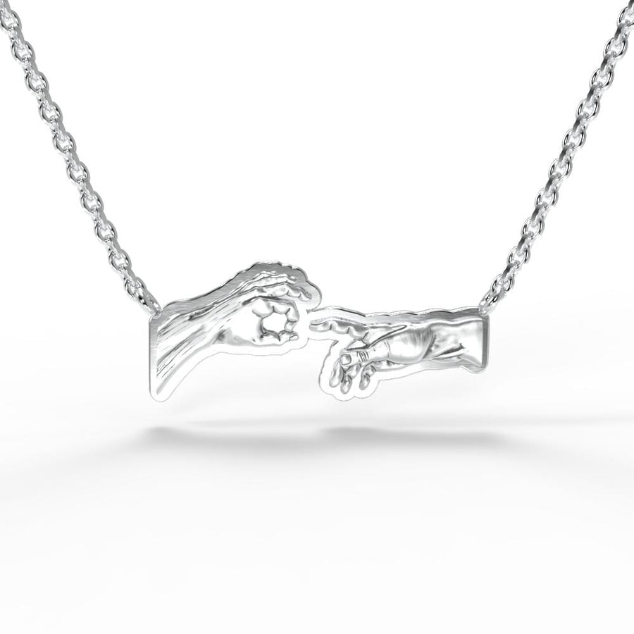 'The Creation of Adam' Necklace