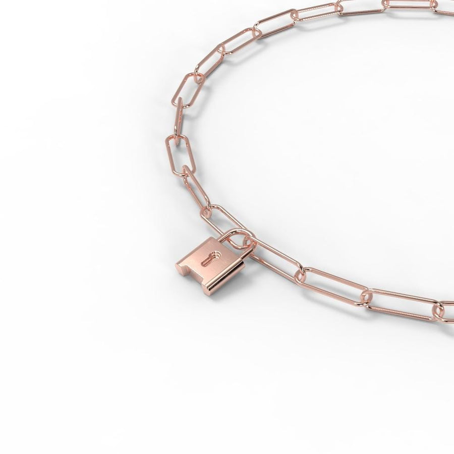 'Clip Chain with Lock' Necklace
